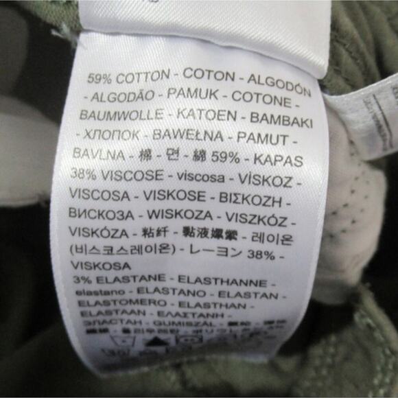 Levi's army green Side Stripe slim straight‎ leg casual chino pants size 29 - Picture 12 of 15